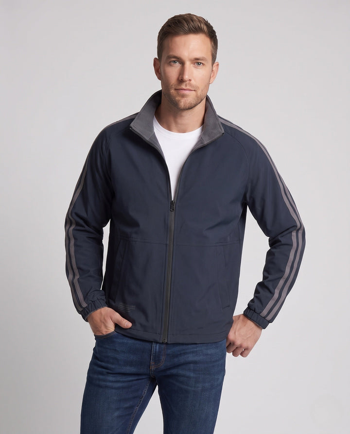 Men's sporty transitional jacket with practical pockets Hudson & Parker