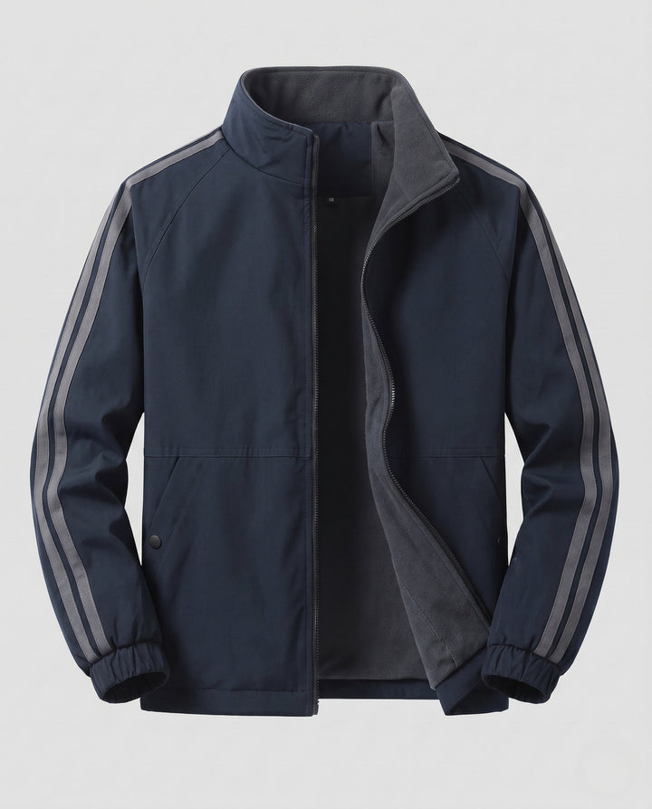 Men's sporty transitional jacket with practical pockets Hudson & Parker