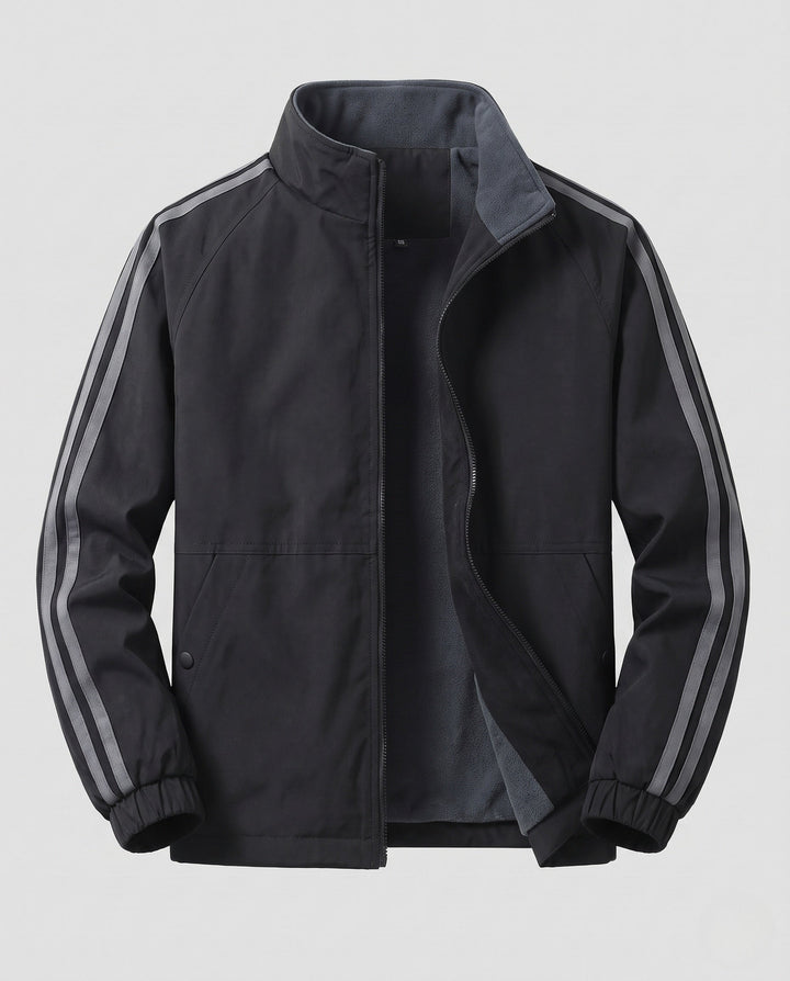 Men's sporty transitional jacket with practical pockets Hudson & Parker