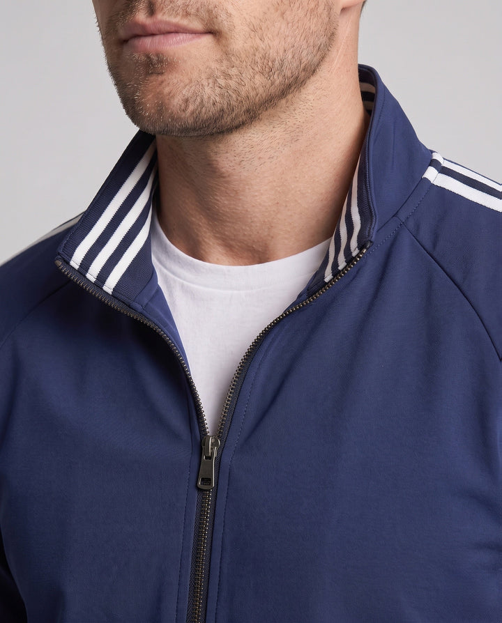 Men's Sporty Transition Jacket with Stripes Hudson & Parker