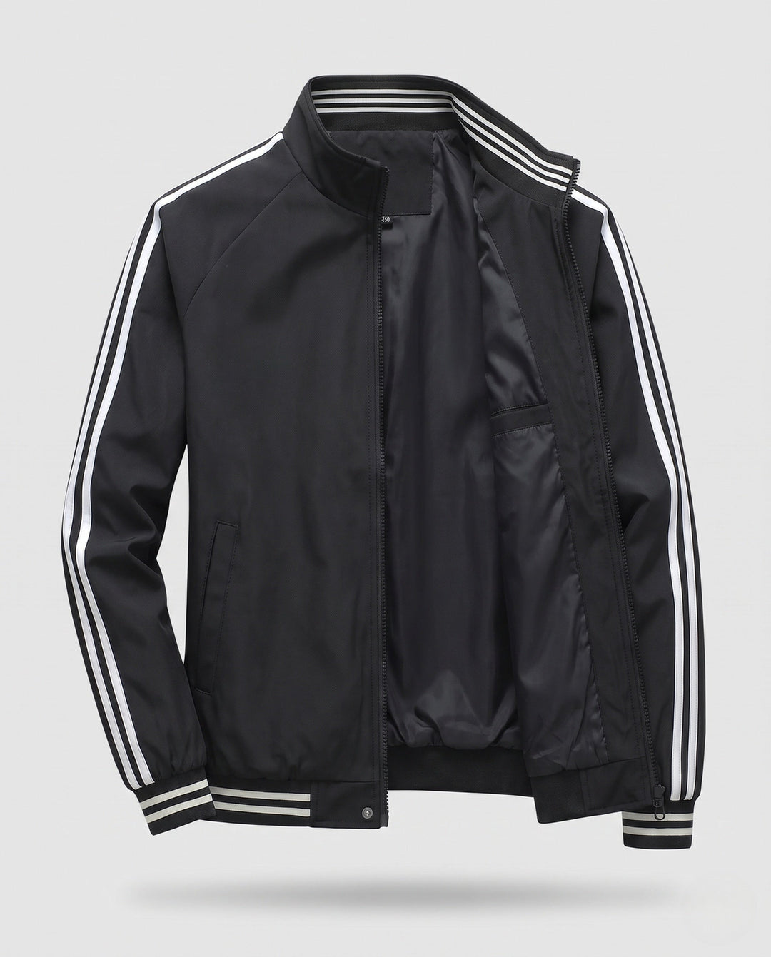 Men's Sporty Transition Jacket with Stripes Hudson & Parker