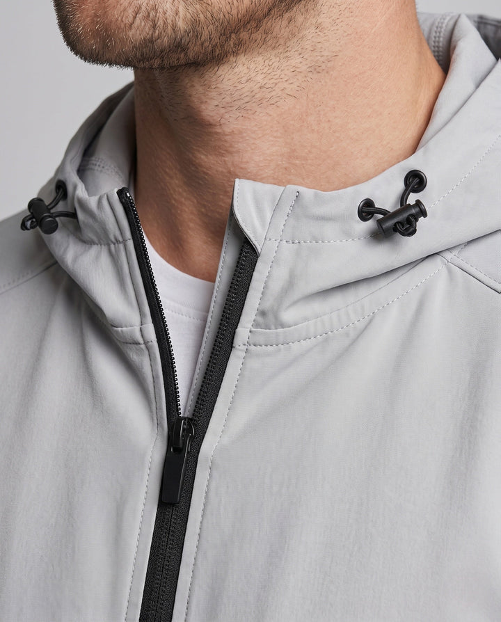 Men's sporty transitional jacket with adjustable hood Hudson & Parker