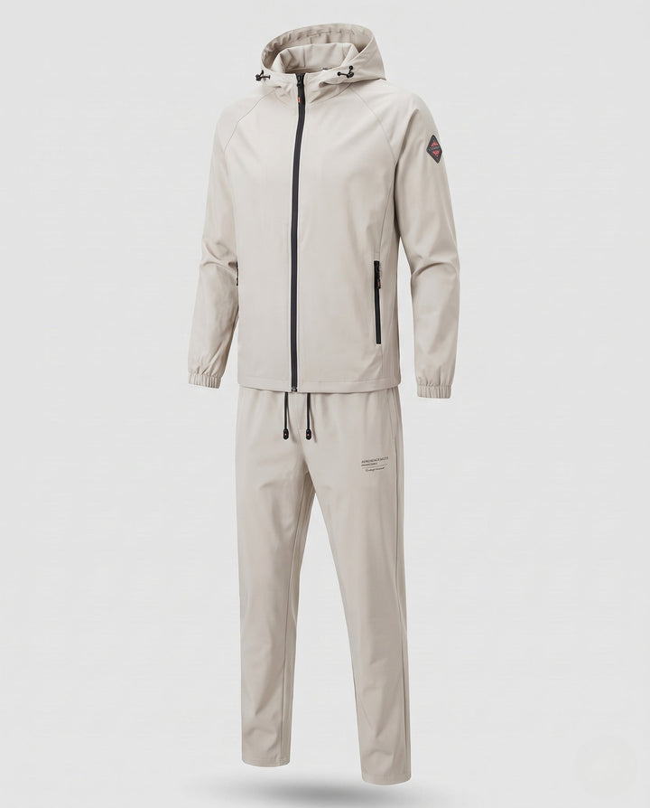 Men's sporty transitional jacket with adjustable hood Hudson & Parker