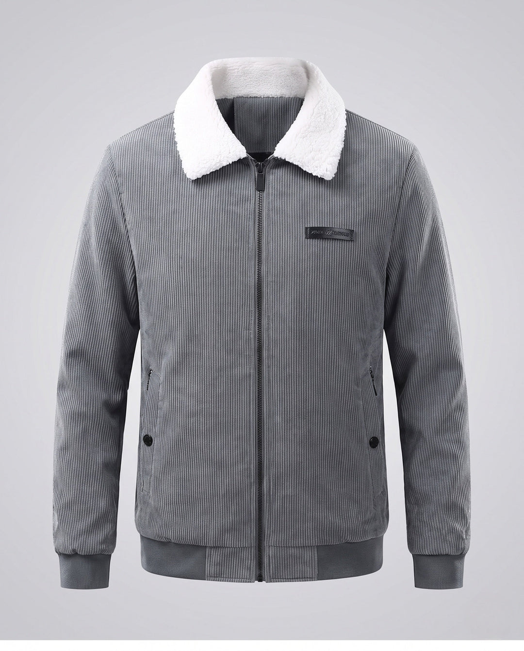 Men's Stylish Cord Jacket with Teddy Collar Hudson & Parker