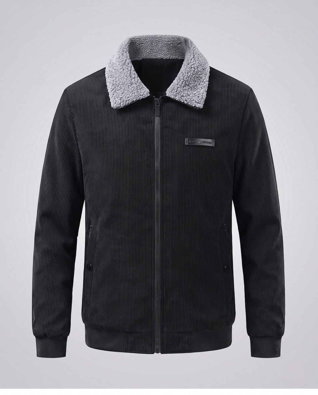 Men's Stylish Cord Jacket with Teddy Collar Hudson & Parker