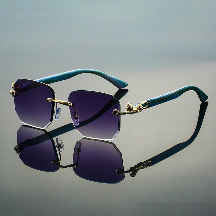 Logan Retro Rimless Shades