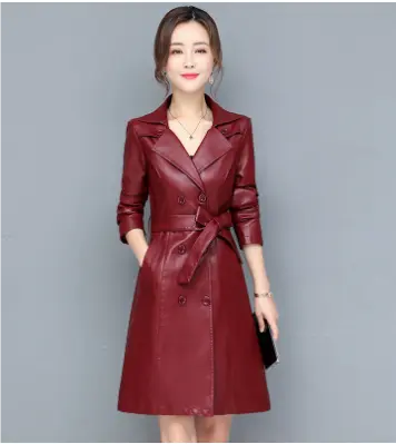 Maelysimim | Women's Elegant Trench Coat | Long
