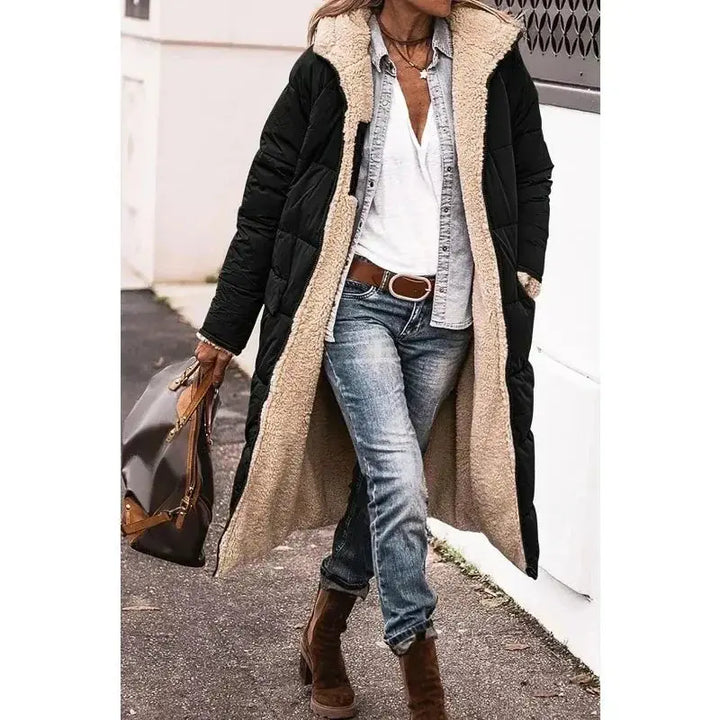 Ava | Oversized Sherpa-Lined Winter Coat