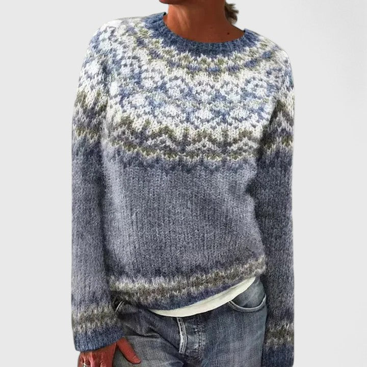 ELISE – NORDIC KNIT SWEATER