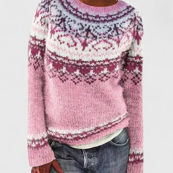 ELISE – NORDIC KNIT SWEATER