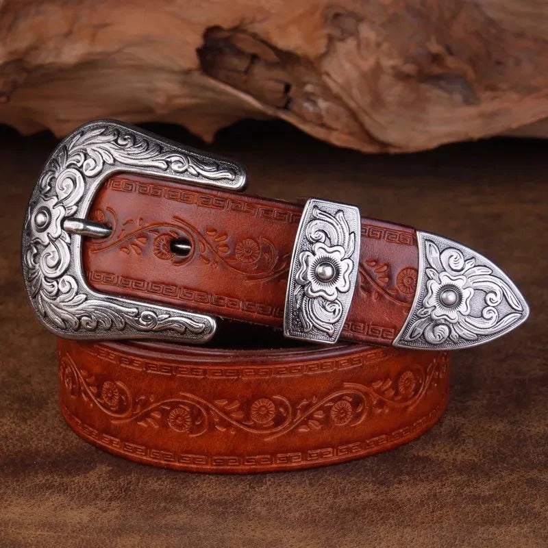 Cowboy Leather Belt