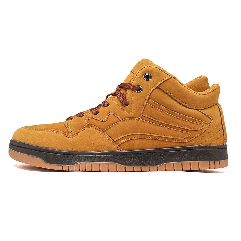 Leather Basketball Sneakers