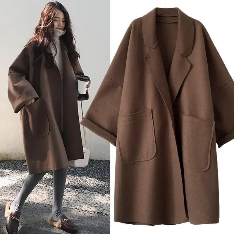 MAURA | Oversizes blend Trenchcoat Jacket