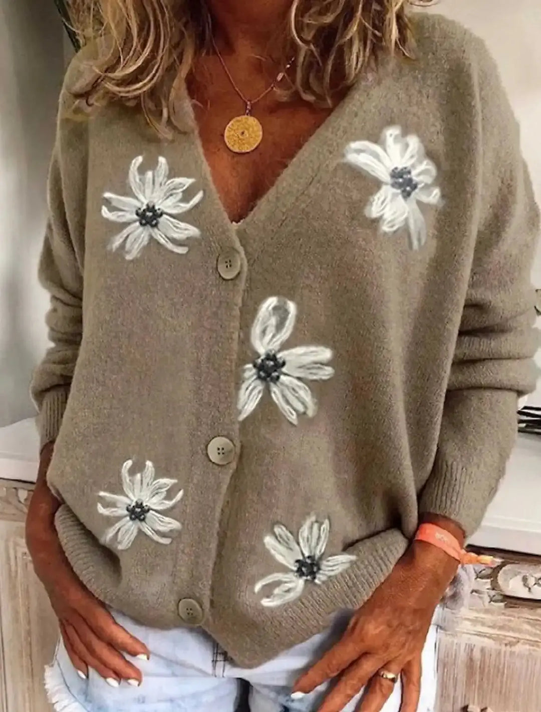 MARNIE | Spring Printed Sweater