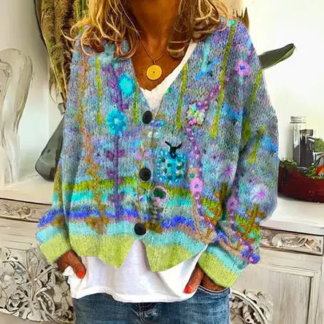 EVIE | Floral Cardigan