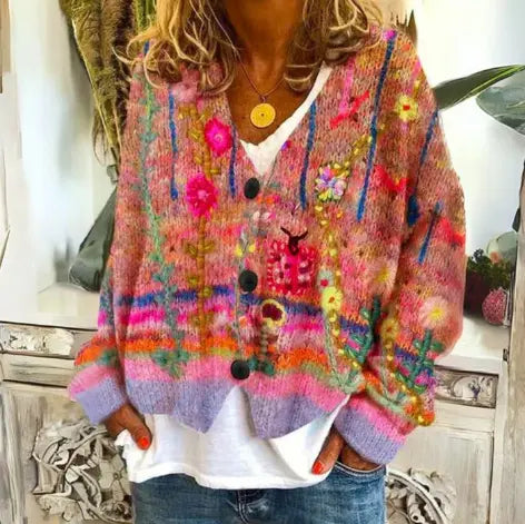 EVIE | Floral Cardigan