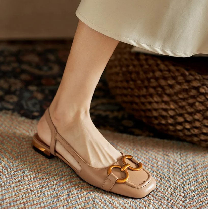 Anna | Comfort Slingback Flats