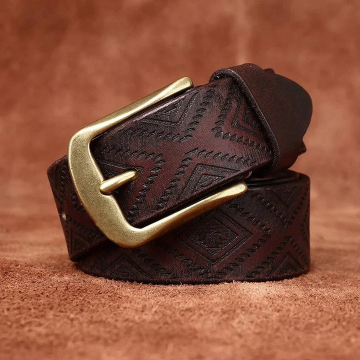 Tribal Leather Belt