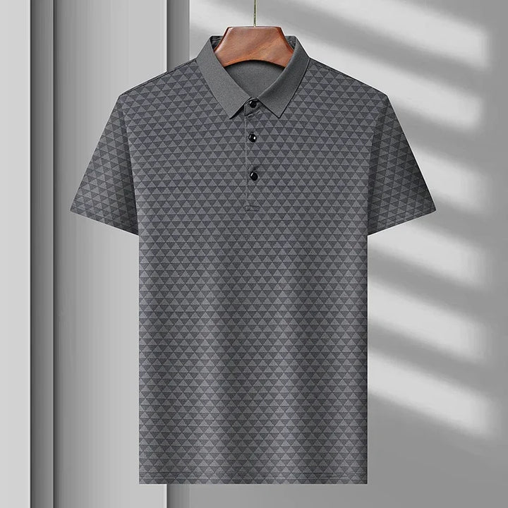 Glacier Grid Polo Shirt