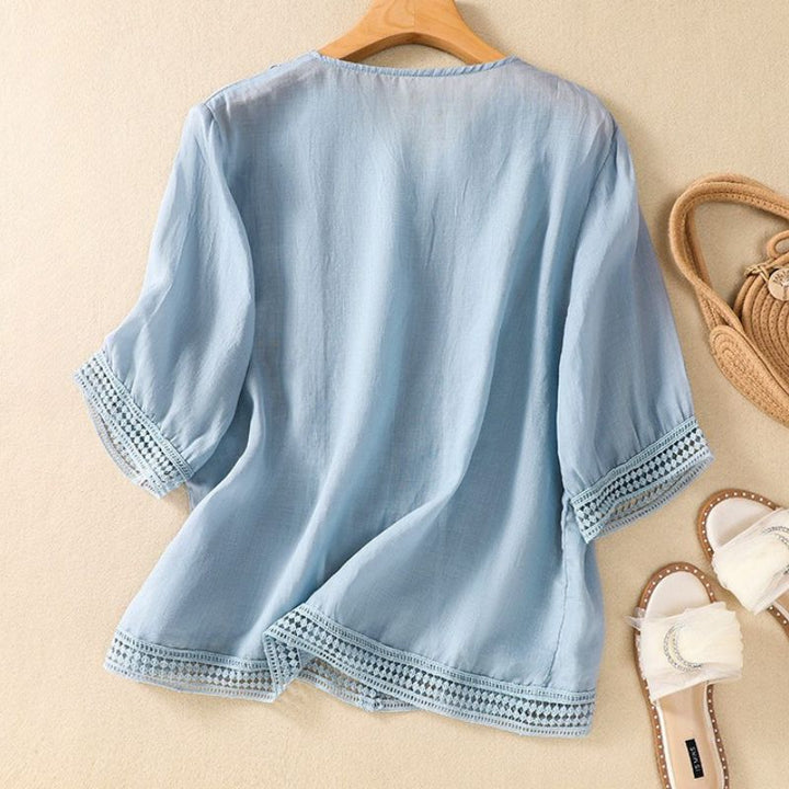Lucia -Linen Blouse