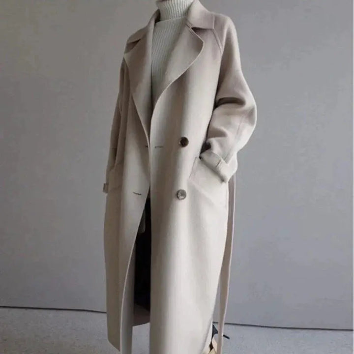 Sarah | Elegant -Blend Long Coat