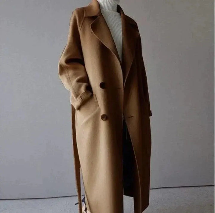 Sarah | Elegant -Blend Long Coat