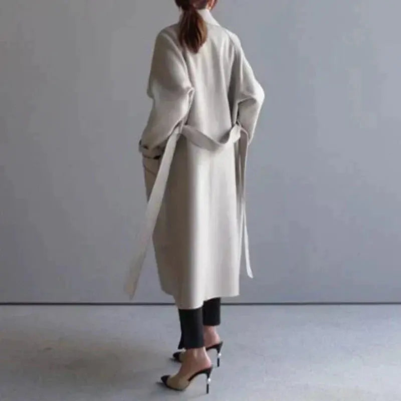 Sarah | Elegant -Blend Long Coat