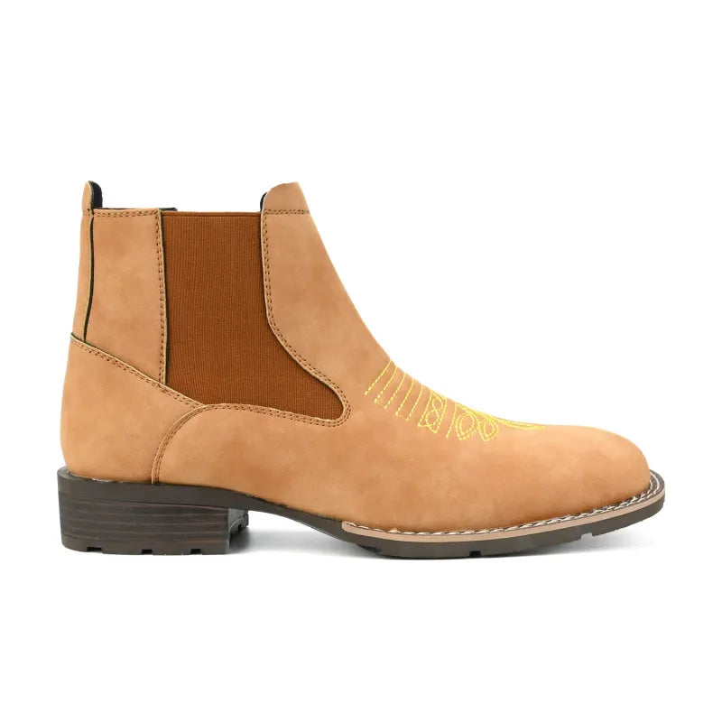 Kehlani | Women's Boots with Elastic Panels and Embroidery