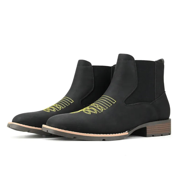 Kehlani | Women's Boots with Elastic Panels and Embroidery