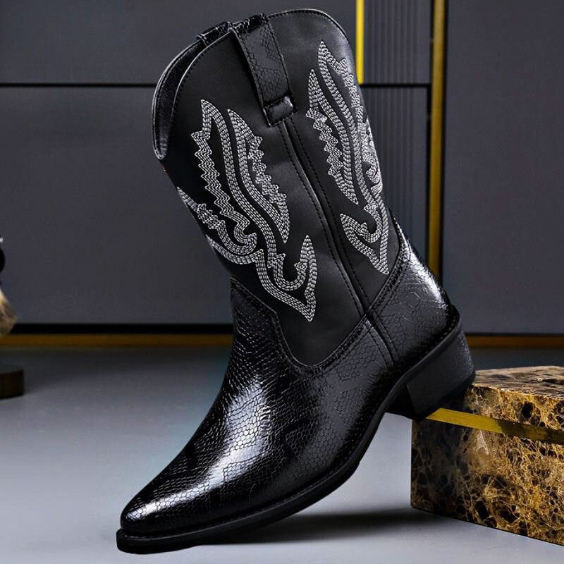 Edmund Prestige Leather Boots