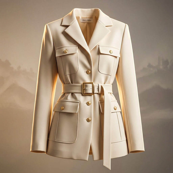 Julia Couture Belted Jacket