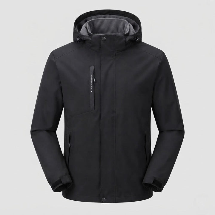 Men's lightweight outdoor jacket with adjustable hood Hudson & Parker