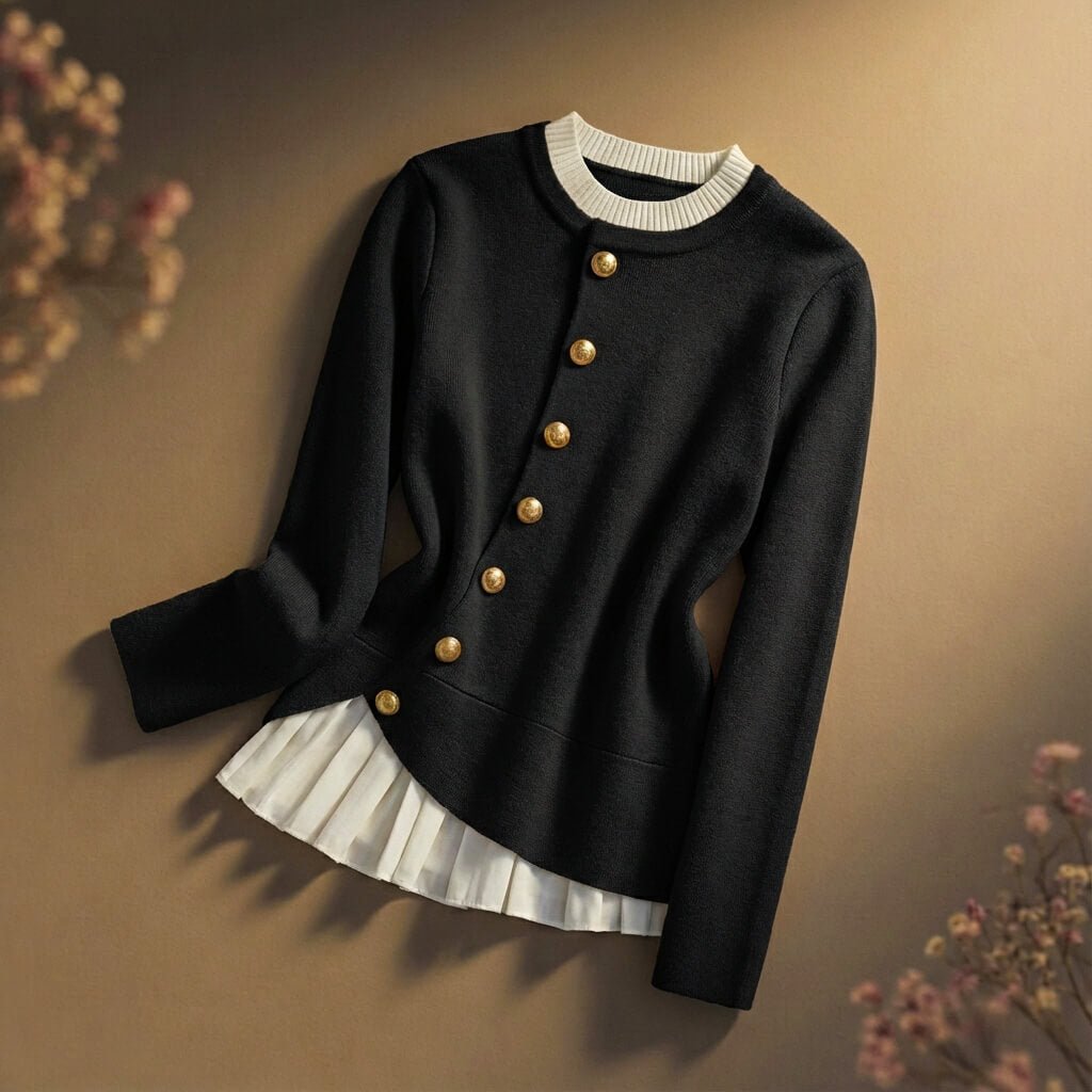 Pearl Couture Merino Sweater