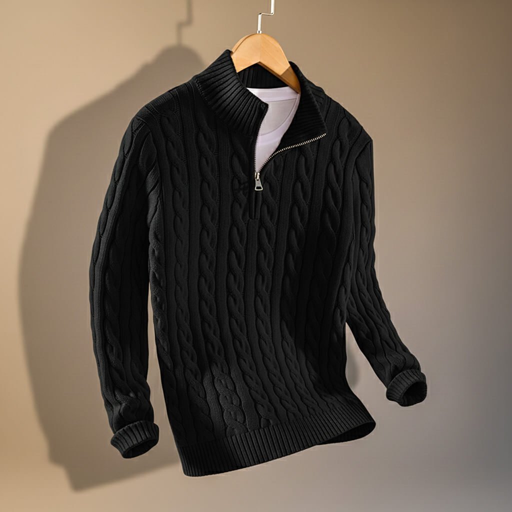 Henry Prestige Cable Knit Sweater