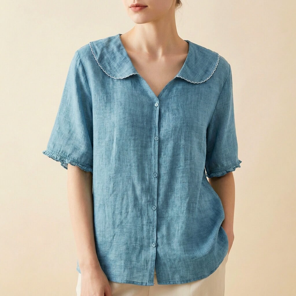 Clara -Linen Blouse