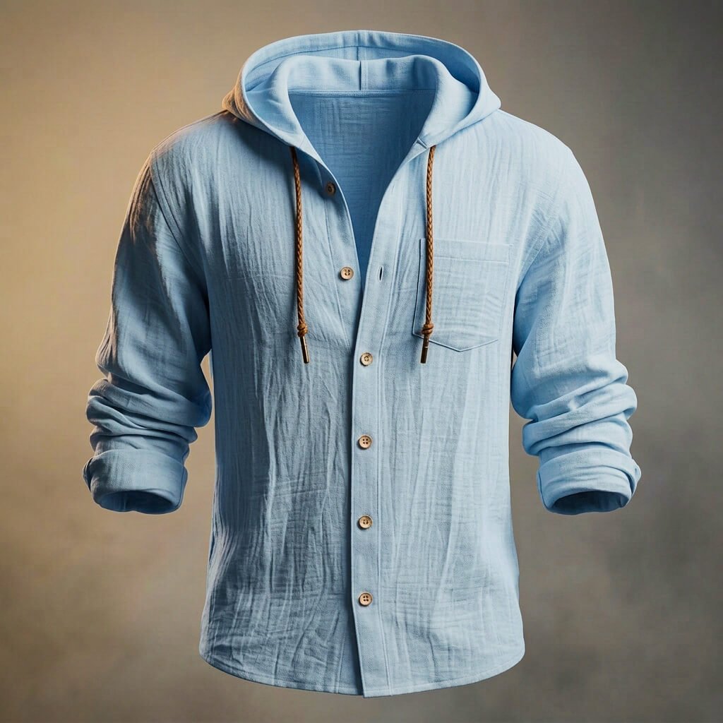 Miles Linen Hooded Jacket
