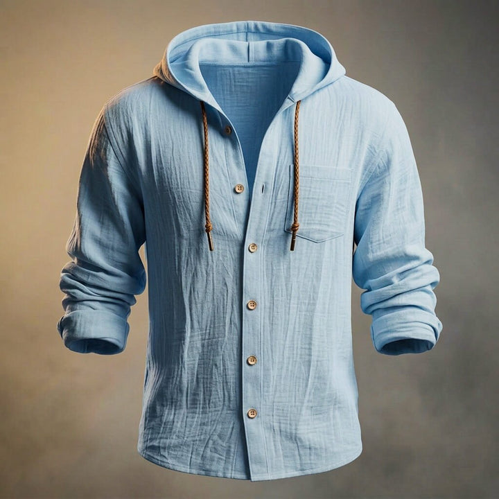 Miles Linen Hooded Jacket