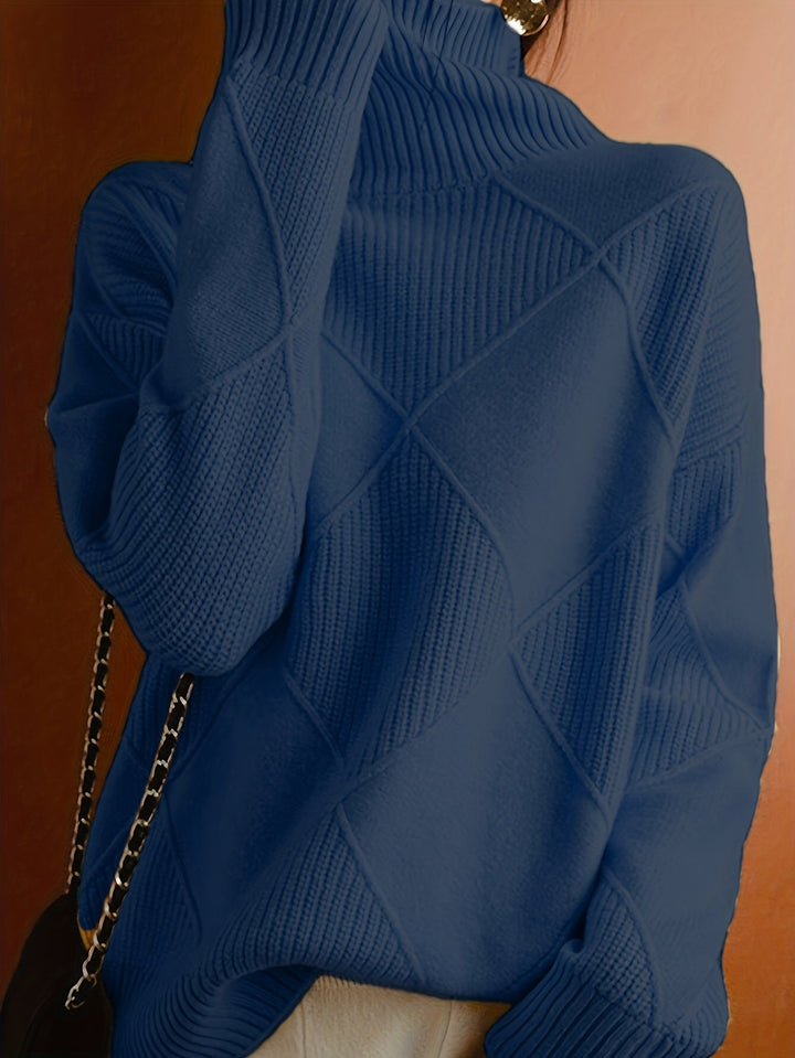 Maeve | Textured Turtleneck Sweater