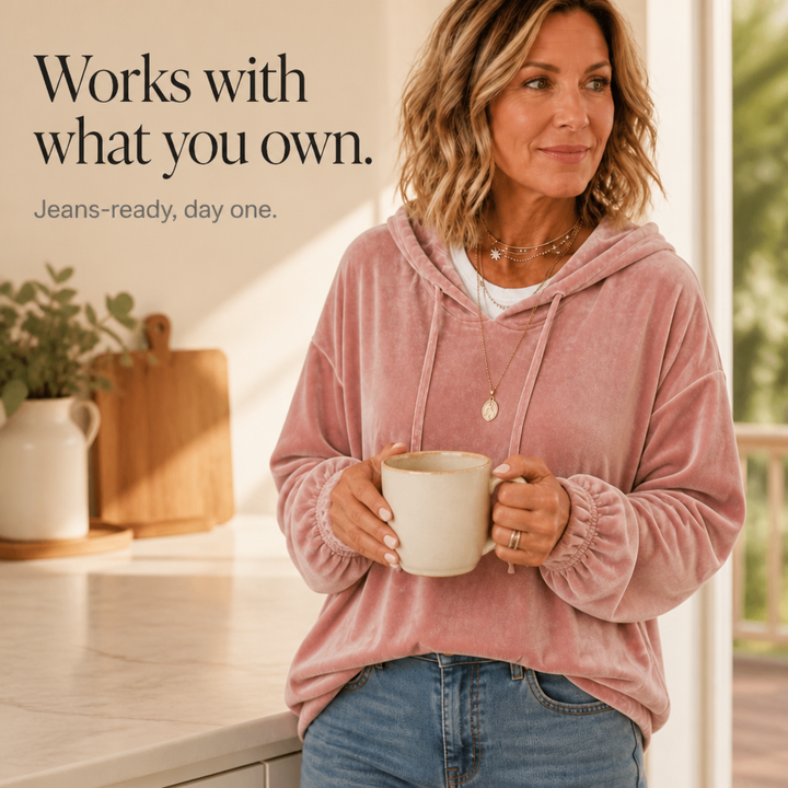 Hudson & Parker - Ruffle Cuff Velvet Relaxed Hoodie