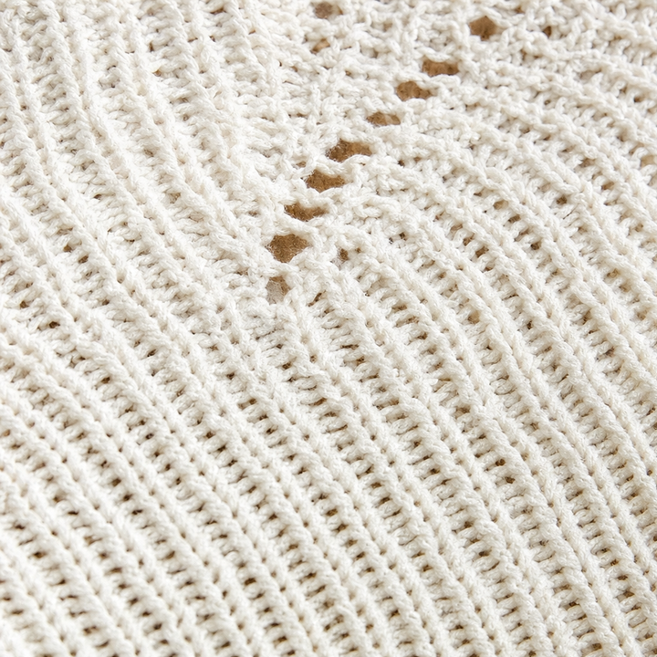 Hudson & Parker - Hollow Wave Batwing Sleeve Sweater