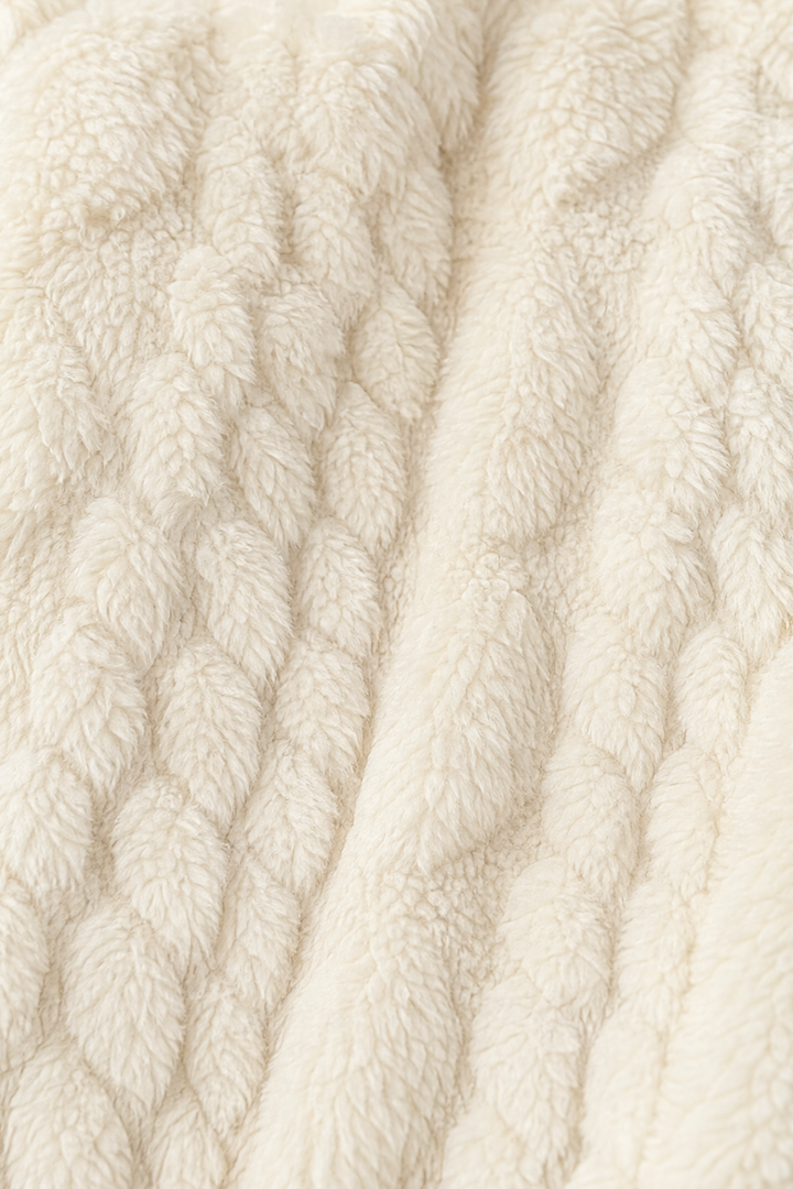 Hudson & Parker - Cable-Knit Hooded Longline Coat