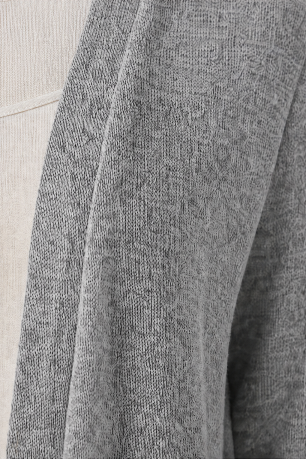 Hudson & Parker - Eyelet Waterfall Open-Front Cardigan