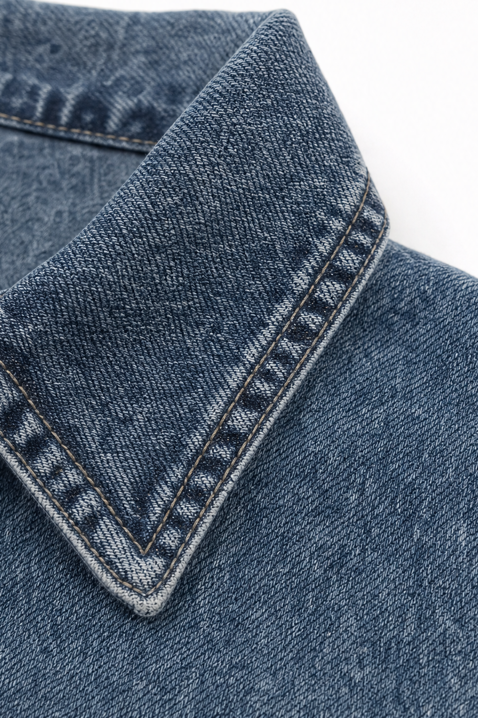Hudson & Parker - Double Breasted Ruffle Denim Jacket