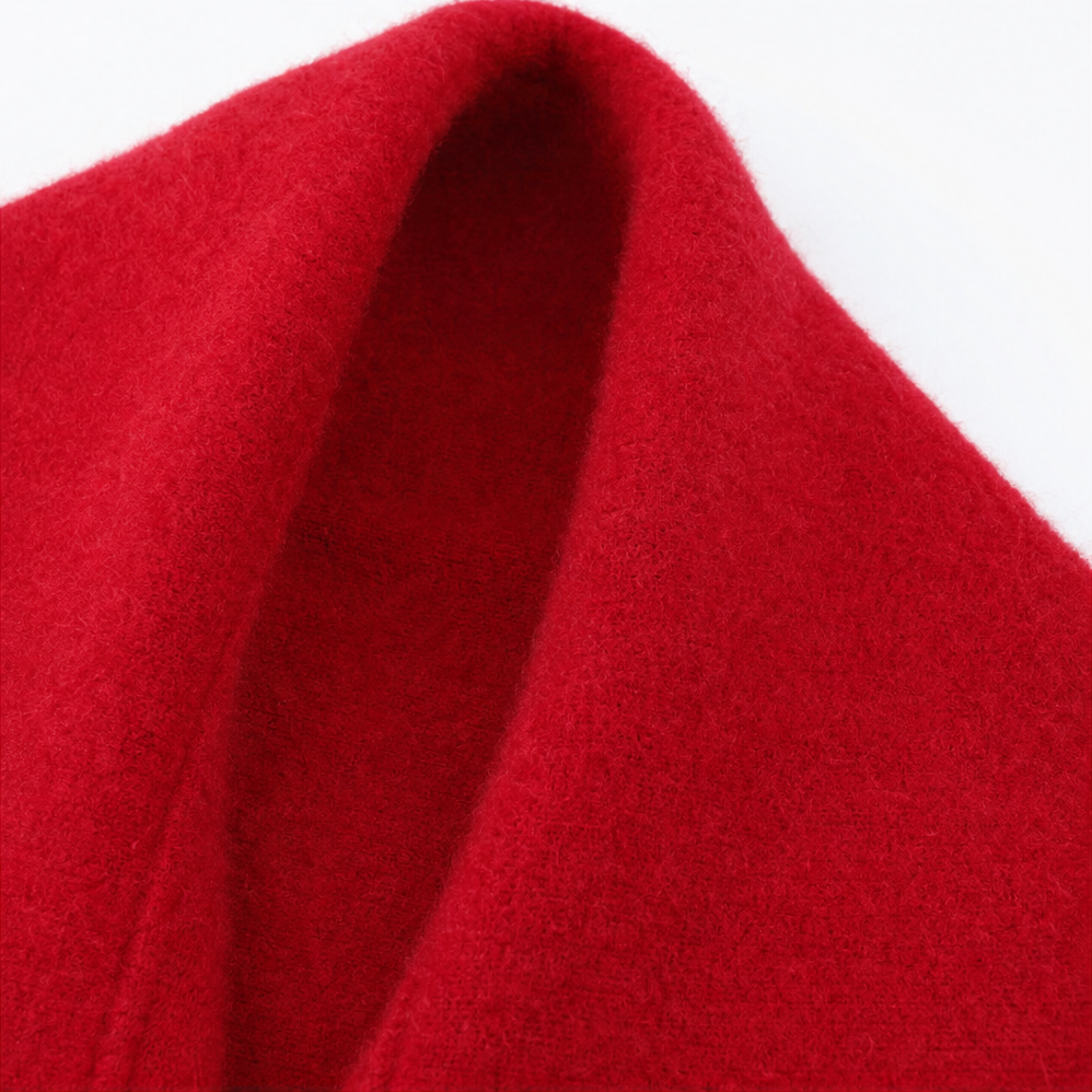 Mantelle - Draped Shawl Collar Open-Front Coat