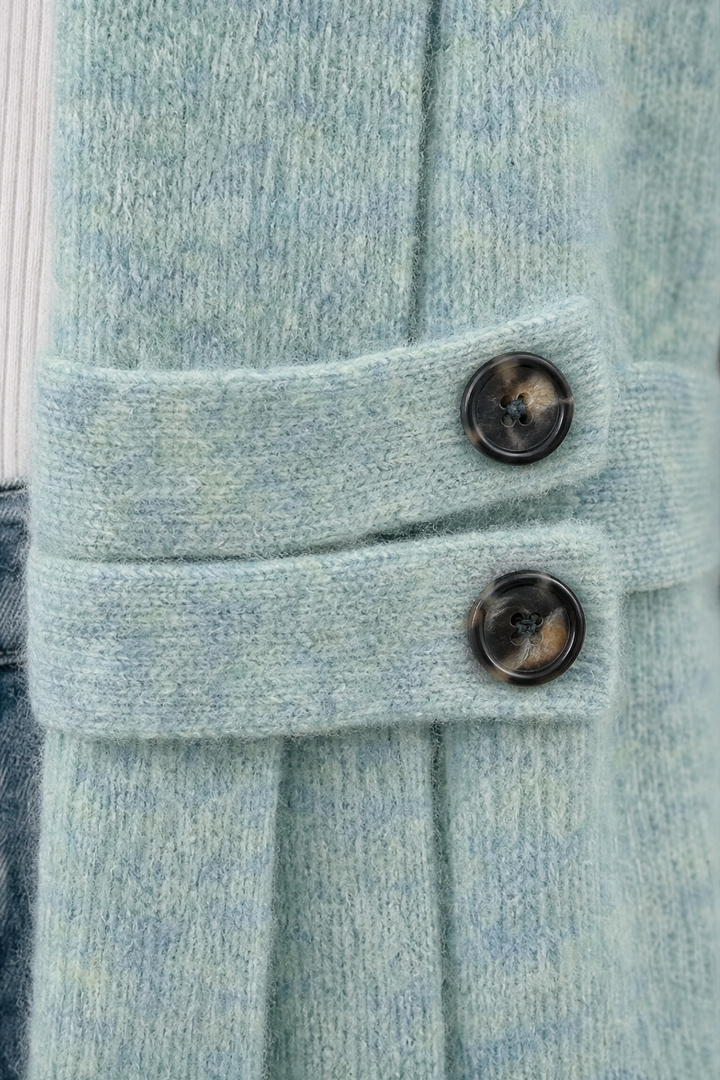 Hudson & Parker - Double-Breasted Belted Knit Cardigan