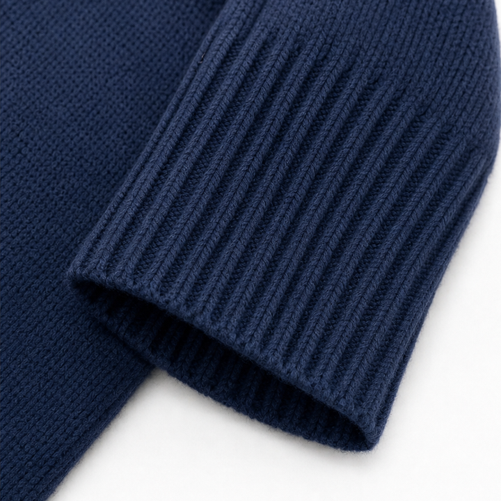 Hudson & Parker - Asymmetric Wrap-Front Lantern Sleeve Sweater