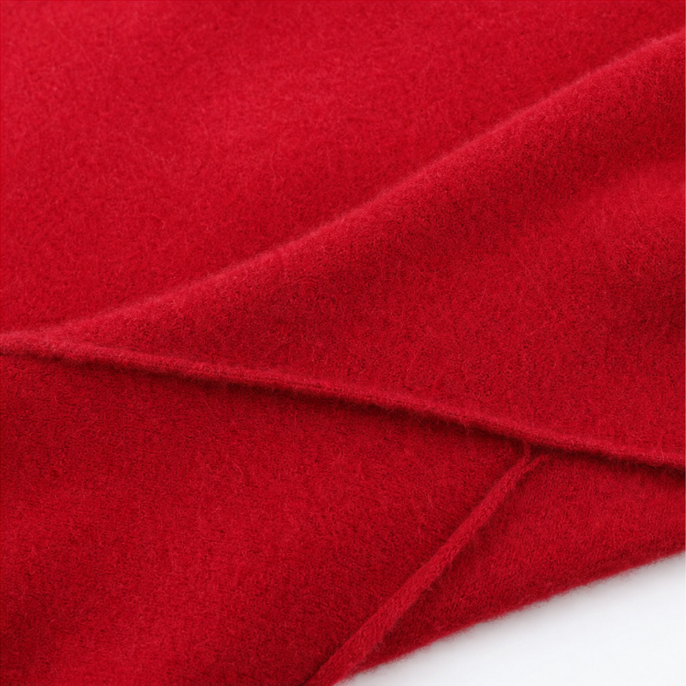 Mantelle - Draped Shawl Collar Open-Front Coat