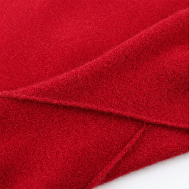 Mantelle - Draped Shawl Collar Open-Front Coat