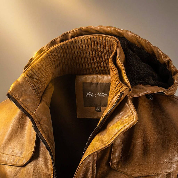 Marvin Legacy Hooded Leather Jacket