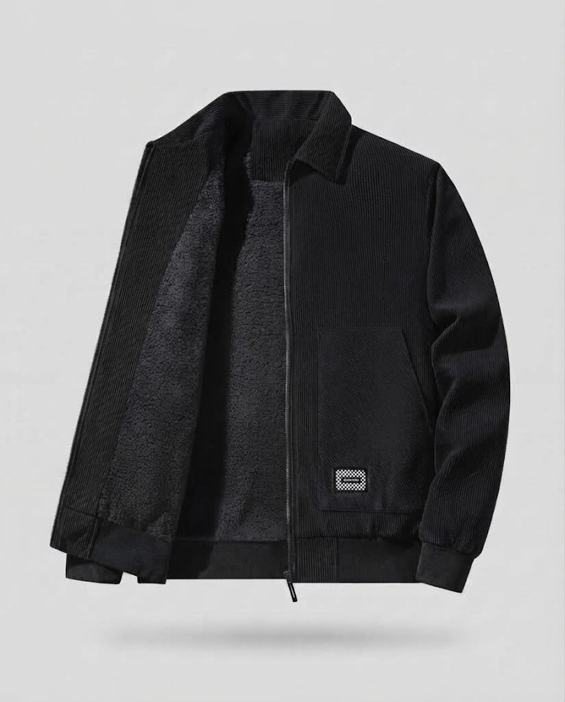 Men's Fashion Transitional Jacket made of Ripstop Material with Cozy Lining Hudson & Parker